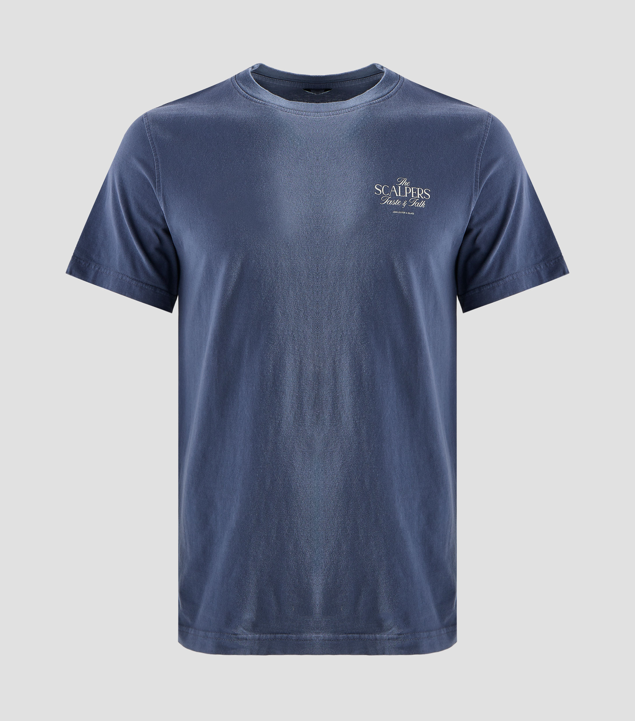 Playera cuello redondo manga corta estampada Hombre